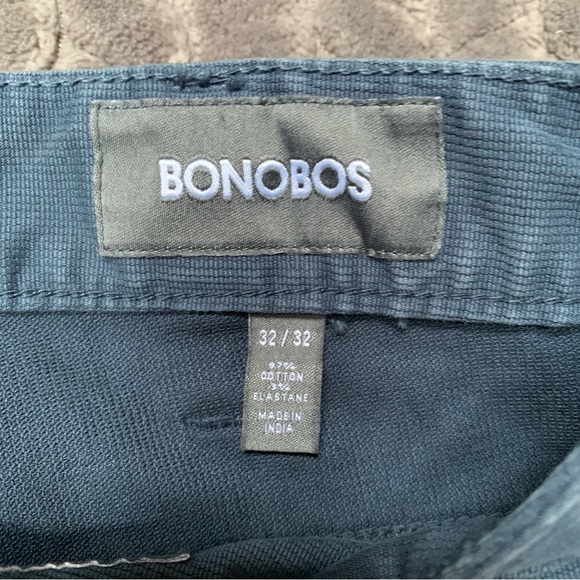 Bonobos Pants Mens 32x32 Blue Gray Straight Athletic Fit Travel Gray Jacron - Picture 11 of 15